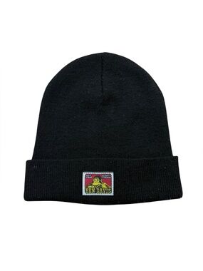 Men’s Ben Davis Black Knit Beanie USA Made Workwear